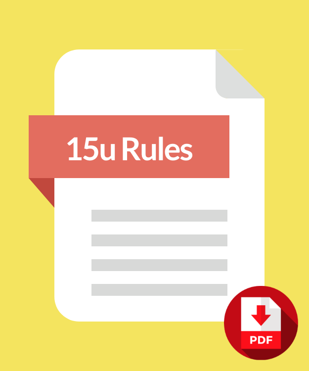 15u Rules
